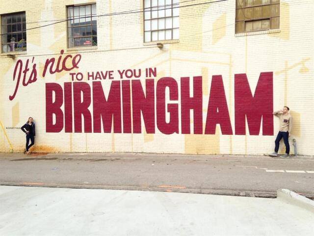 Birmingham street mural