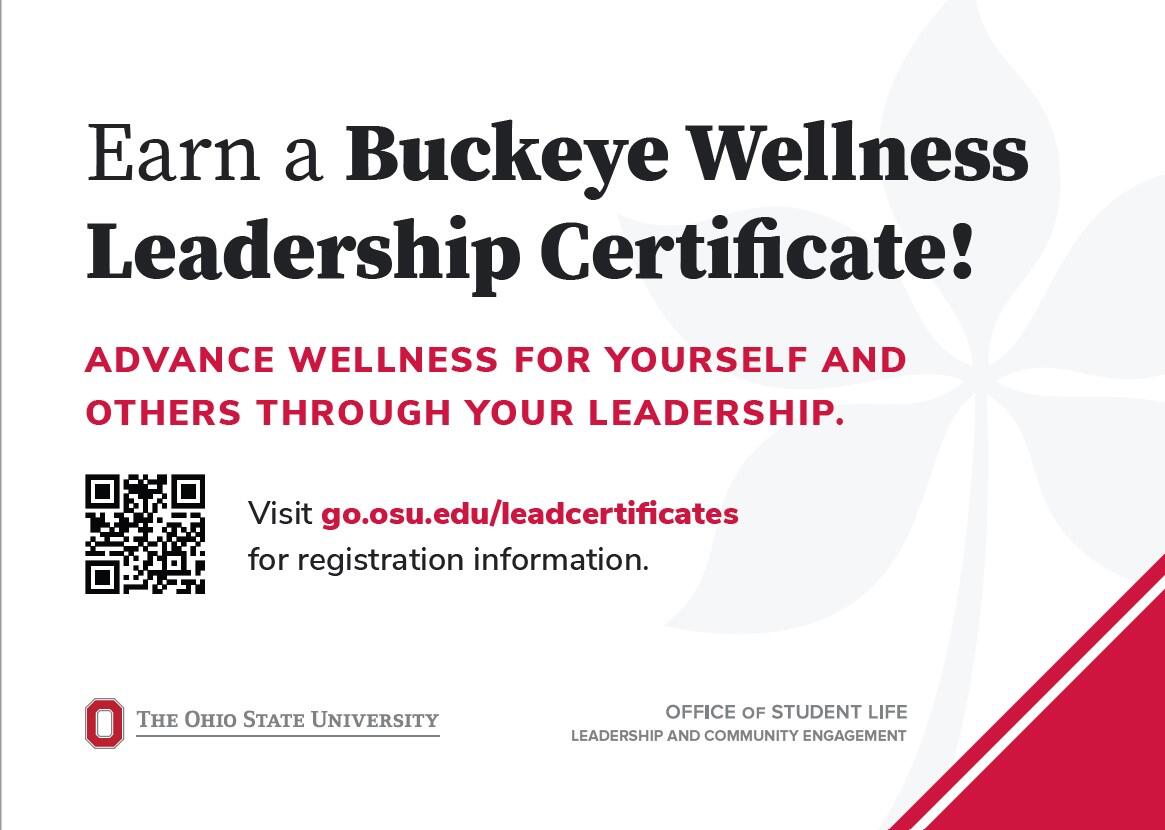 Buckeye Wellness Leadership Certificate