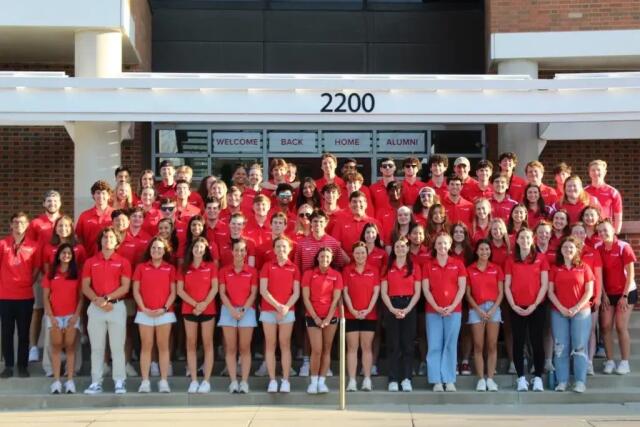 The Student-Alumni Council group photo.