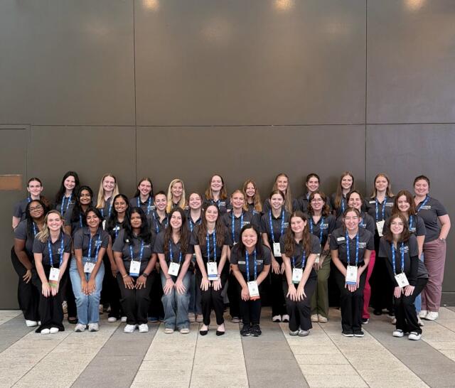 The Ohio State University Society of Women Engineers group photo.