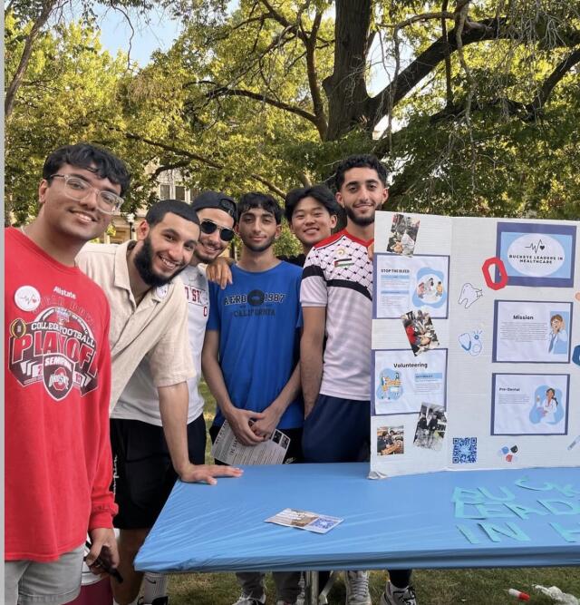 Buckeye Leaders in Healthcare at outdoor fair.