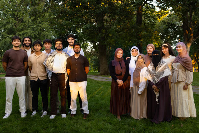 Muslim Students Association group photo.