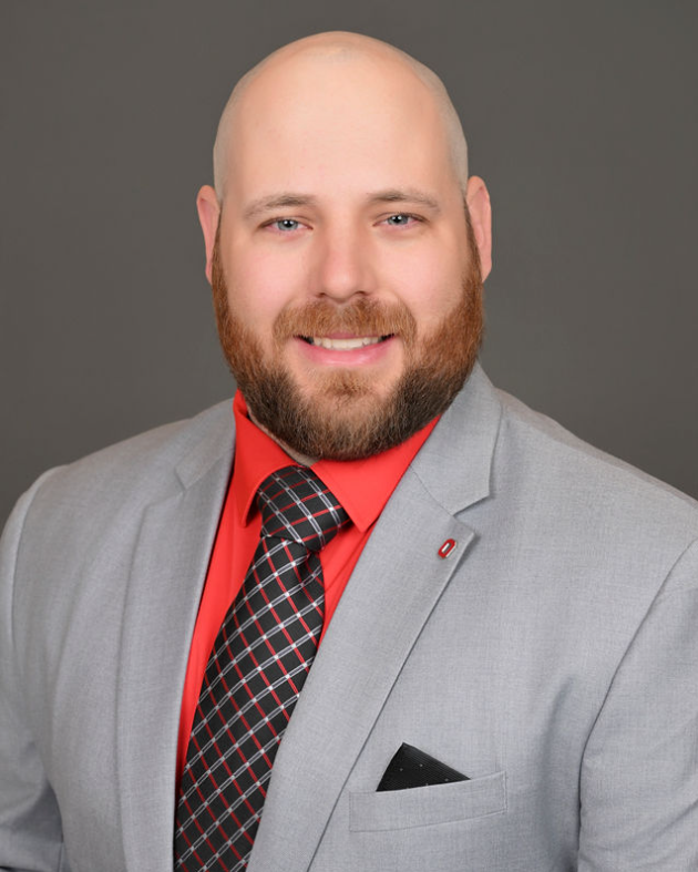 Josh smiling at the camera.