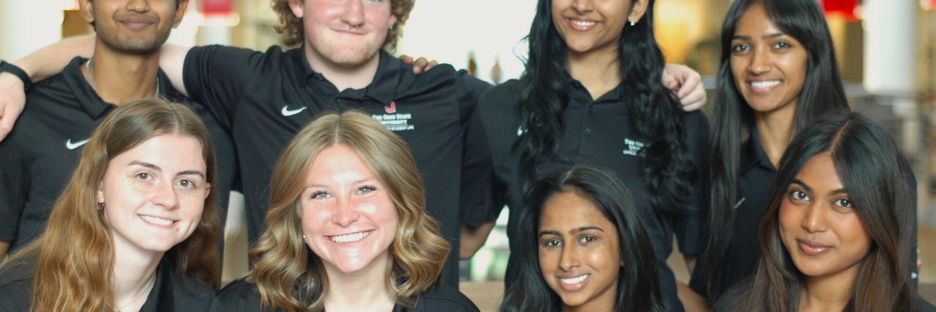 The 2025-2026 Student Leadership Advocates pose together