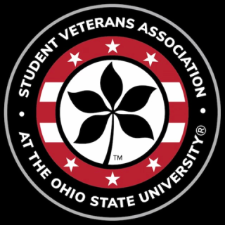 The Student Veterans Association at The Ohio State University logo.